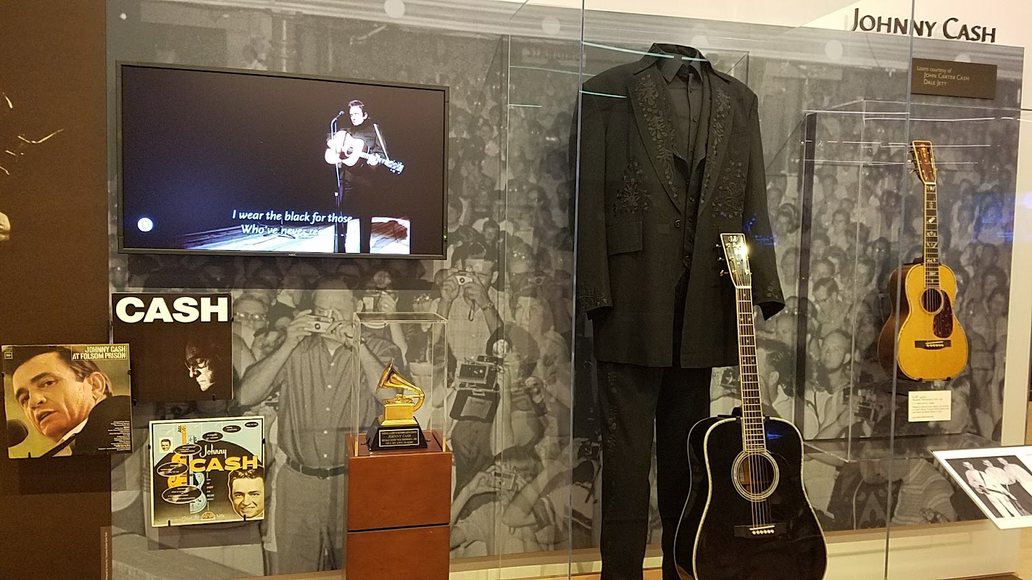 Music Instrument Museum (MIM) exhibit on contemporary music icons included Johnny Cash