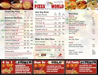 Pizza World menu 1