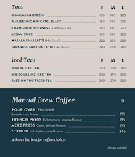 Third Wave Coffee menu 4