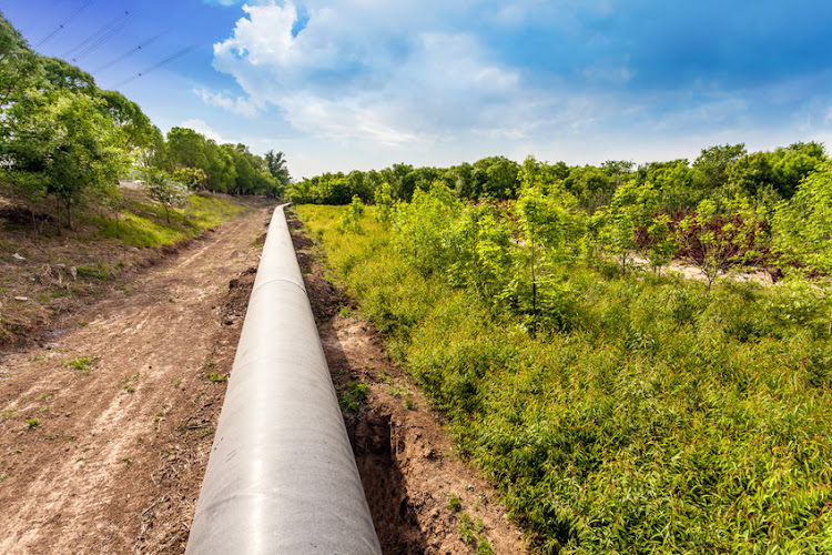 The suspects were caught siphoning crude oil from a Transnet pipeline. Stock photo.