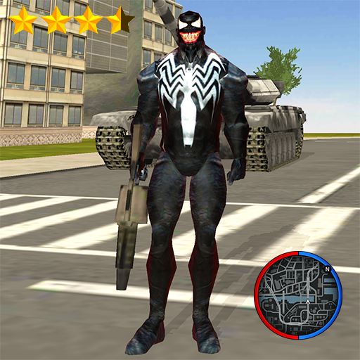 Black Spider Rope Hero Vice Town