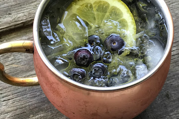 Lemon Blueberry Moscow Mule
