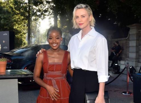 Thuso Mbedu was a guest at a recent film screening hosted by Charlize Theron.