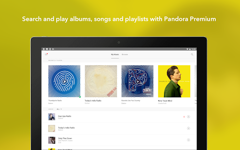 Pandora Music Screenshot