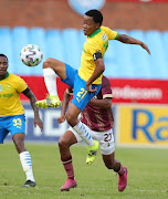 Sphelele Mkhulise of Mamelodi Sundowns during the Nedbank Cup, Last 32 match between Mamelodi Sundowns and Stellenbosch FC at Loftus Versfeld Stadium on February 03, 2021 in Pretoria, South Africa.