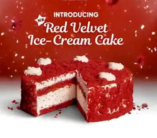 Red Velvet Ice Cream Cake (500 Gm)