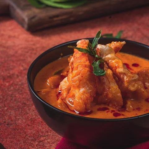 Prawn In Red Curry (8 Pcs)