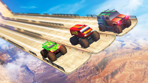 Vertical Ramp - Monster Truck Extreme Stunts