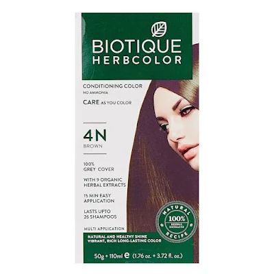 Biotique Herbacolor Brown 4N 4N 110ml