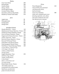 La Maison menu 3