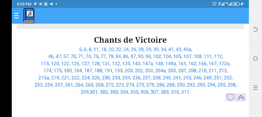 Screenshot Chant de Victoire