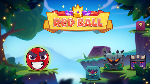 Red Bounce Ball: Jumping and Roller Ball Adventure