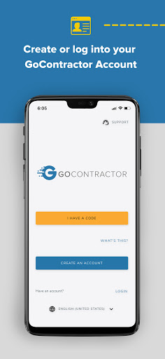 Screenshot GoContractor Connect