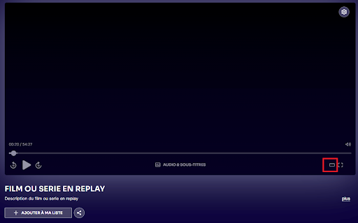 Mode Cinema TF1+ screenshot 2
