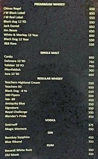 Pind Balluchi menu 1