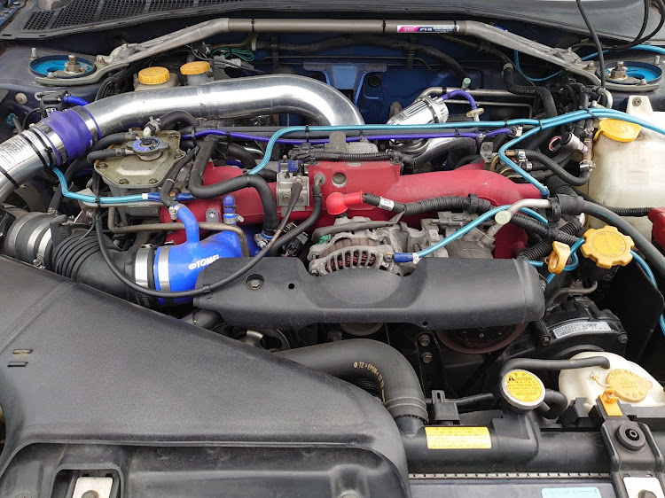 インプレッサ WRX STIのコロナに負けるなドライブ・時間があるからエンジン洗おう・意味の無いGW(｡>ㅅ<｡)・お庭の名古屋港に関するカスタム事例の投稿画像3枚目