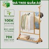 Giá Treo Quần Áo Thông Minh 100 Đốt Gỗ Tre Cao Cấp - Kệ Treo Đồ Đa Năng Có Chỗ Để Giày Tiện Lợi, Phong Cách Hiện Đại