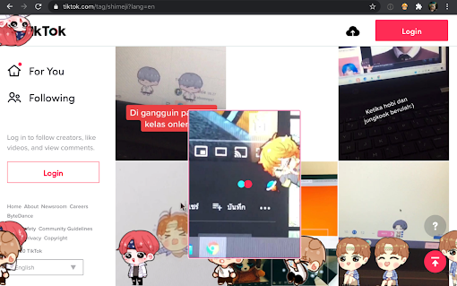 Shimeji Browser Extension