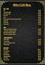 Mithra Cafe menu 2