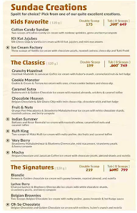 Huber & Holly menu 3