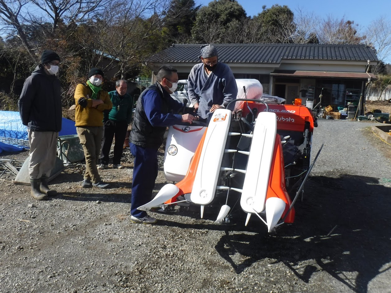 コンバインの納車