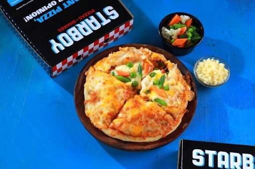 Cheese Burst Veg Stuffed Pizza + Free Coke (250 Ml)