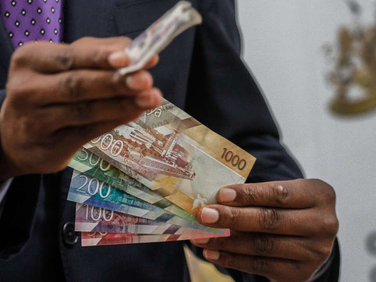 Display of some of the new Currency during press conference in Nairobi on June 3,2019.