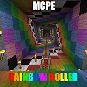 Rainbow RollerCoaster MCPE map 1.1 Icon