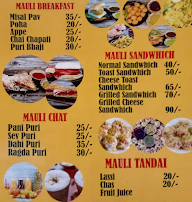 Mauli menu 2