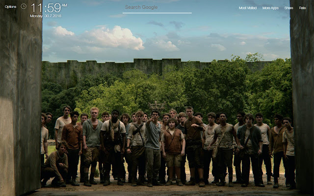 Maze Runner Movie FullHD New Tab Wallpapers