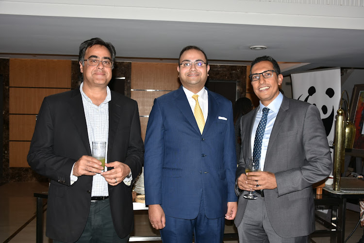 Ravi Sikand, Board of Directors, Sankara Group general manager Krishna Unni and Sankara Hotel director Rohan Patel