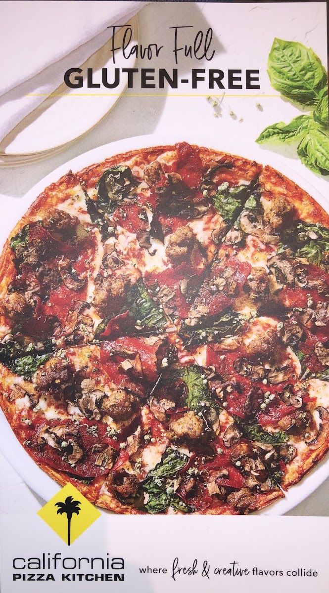 Gluten-Free Pizza at California Pizza Kitchen