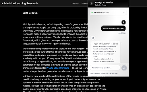AI Page Summaries
