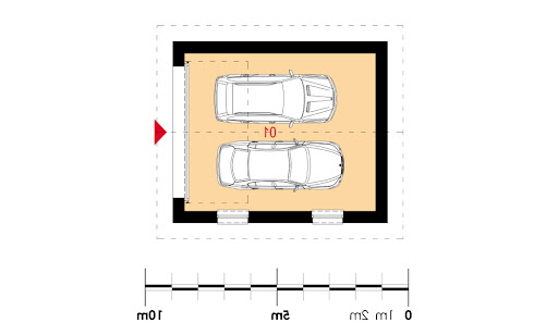 Vehiculum V G2 - Rzut parteru