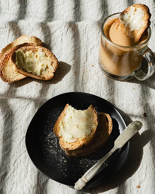 Chai + Butter Toast (1 pc)