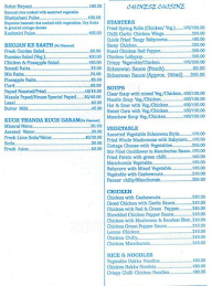 Diamond Food Corner menu 3