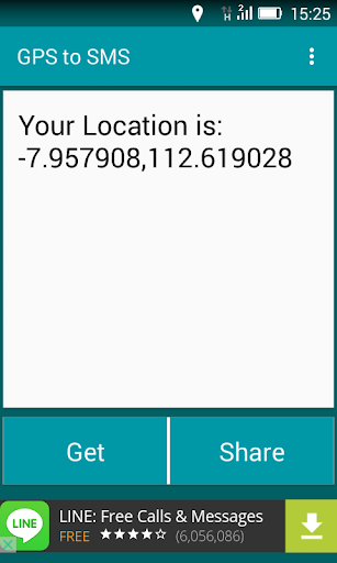 GPS to SMS