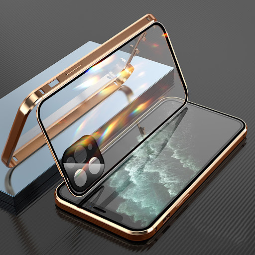 Title 3, iPhone XR Double Sided Buckle Magnetic Phone Ca...