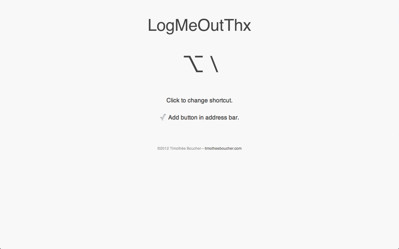 LogMeOutThx Preview image 1