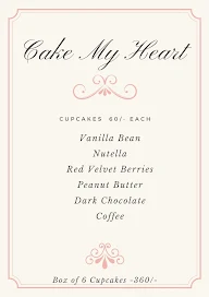 Cake My Heart menu 1