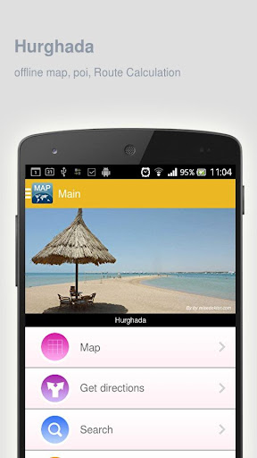 Hurghada Map offline