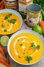 Creamy Curried Coconut Carrot Soup was pinched from <a href="https://www.closetcooking.com/creamy-curried-coconut-carrot-soup/" target="_blank" rel="noopener">www.closetcooking.com.</a>