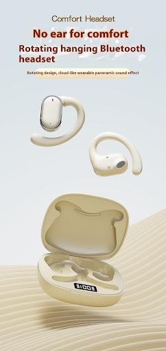 Title 2, Hanging Ear Sports Bluetooth Earphones with Dig...