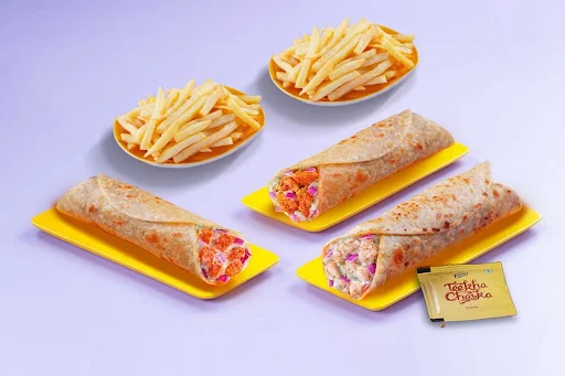 Chicken Wrapstars Combo (Serves 3)