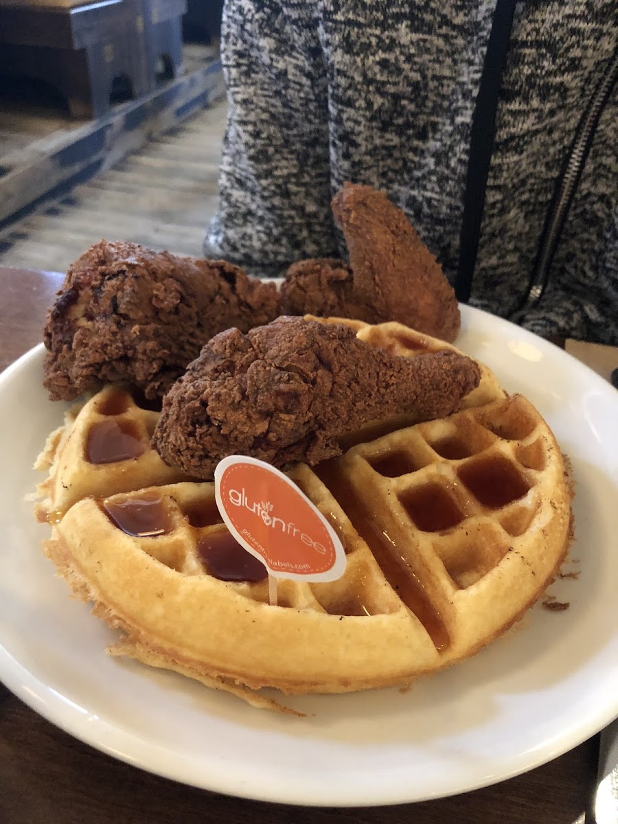 Gluten-Free Waffles at Friedman's Hell's Kitchen