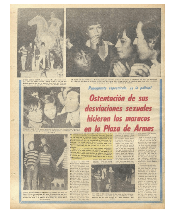 22 de abril de 1973, la primera protesta en Chile de disidencias sexuales  por sus derechos | Artes y Cultura | BioBioChile