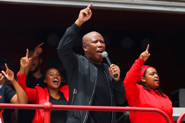 EFF leader Julius Malema says he doesn't want to be surrounded by party members who do not have matric.