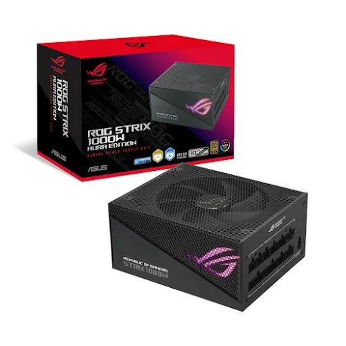 Nguồn/ Power ASUS ROG STRIX 1000G AURA GAMING / Đen (90YE00P1-BVAA00)