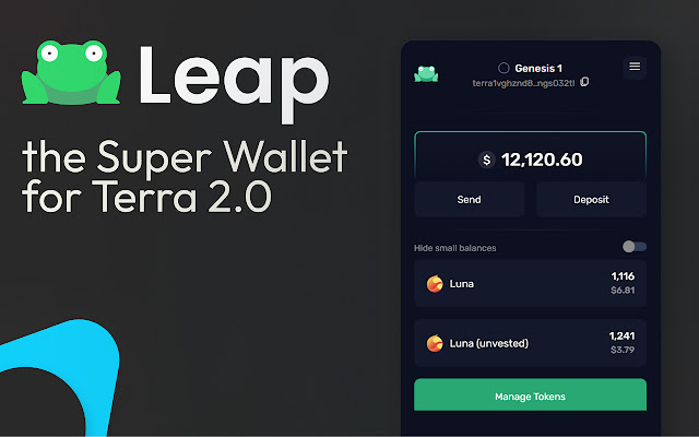 Leap Terra Wallet chrome extension