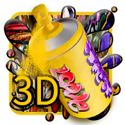 3D Street Graffiti Color launcher theme 1.1.5 Icon